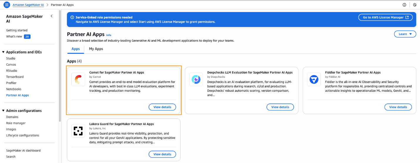 Rapid ML experimentation for enterprises with Amazon SageMaker AI and Comet | Amazon Web Services