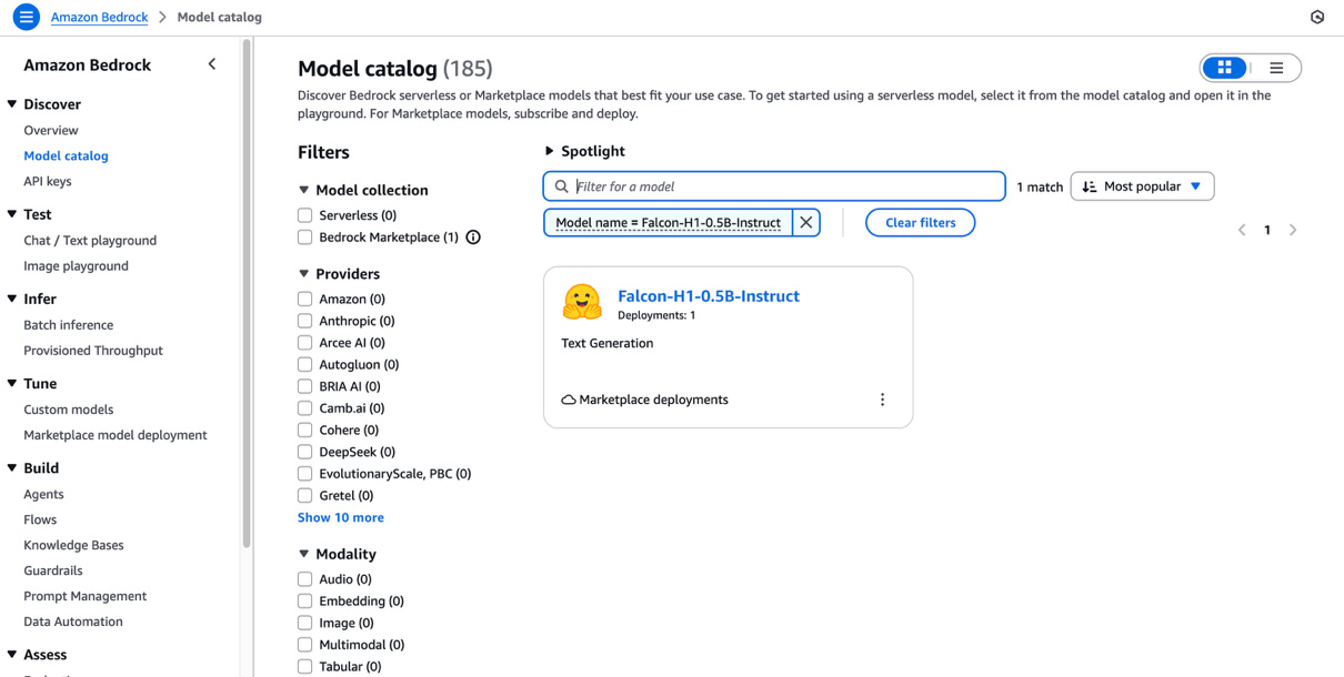 TII Falcon-H1 models now available on Amazon Bedrock Marketplace and Amazon SageMaker JumpStart | Amazon Web Services