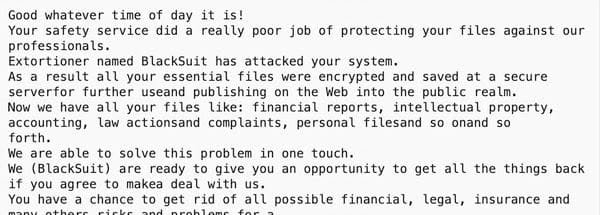 US reveals it seized $1 million worth of Bitcoin from Russian BlackSuit ransomware gang