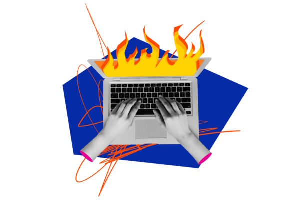 Keyboard on Fire 16z9