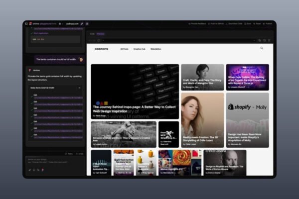 Generating Your Website from Scratch for Remixing and Exploration