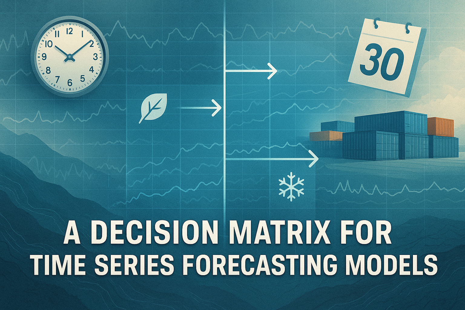 A Decision Matrix for Time Series Forecasting Models