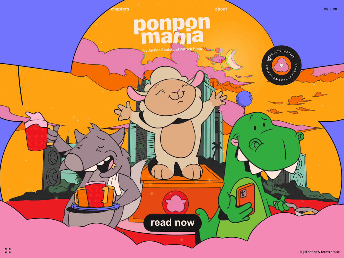 Ponpon Mania: How WebGL and GSAP Bring a Comic Sheep’s Dream to Life