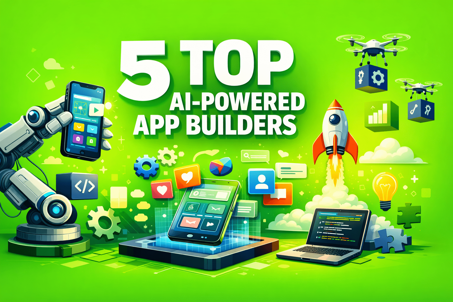 5 Top AI-Powered App Builders