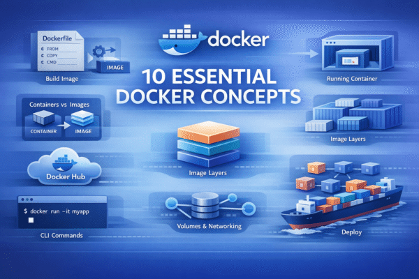 10 Essential Docker Concepts Explained in Under 10 Minutes
