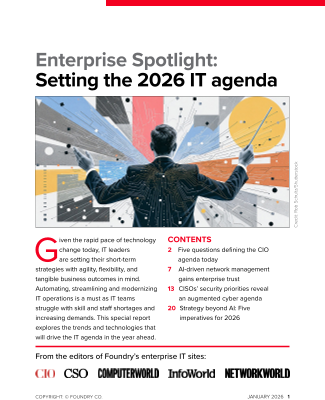 Enterprise Spotlight: Setting the 2026 IT agenda