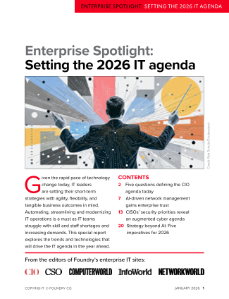 Enterprise Spotlight: Setting the 2026 IT agenda